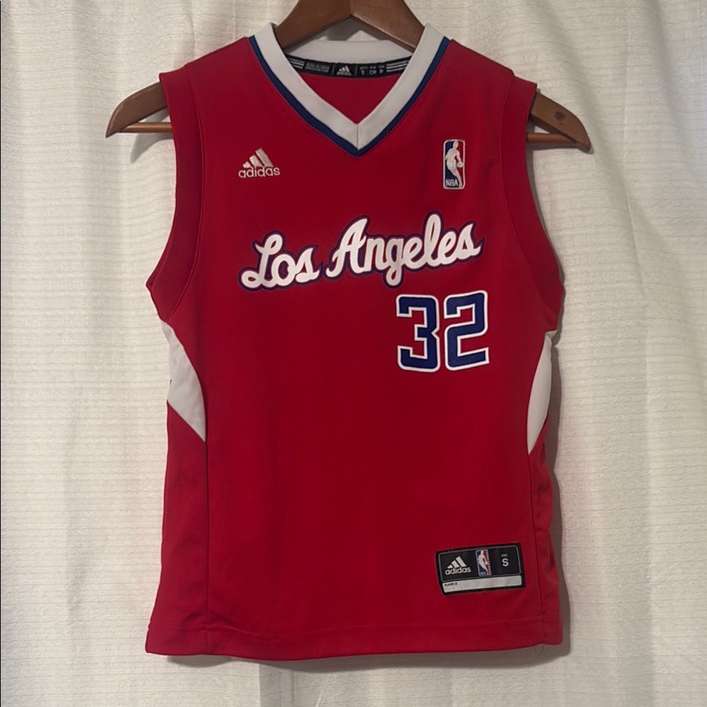 Adidas NBA Kids Los Angeles Clippers Red Basketball Jersey